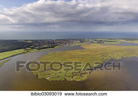 "Aerial view, Grosser Kirr Island, Barther Bodden lagoon, Pruchten, Baltic Sea, Kirr island, Zingst, Fischland-Darss-Zingst, Mecklenburg-Western Pomerania, Germany, Europe" View Large Photo Image Stock Photo - "Aerial view, Grosser Kirr Island, Barther Bodden lagoon, Pruchten, Baltic Sea, Kirr island, Zingst, Fischland-Darss-Zingst, Mecklenburg-Western Pomerania, Germany, Europe". Fotosearch