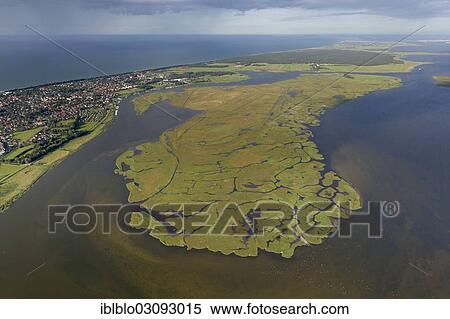 "Aerial view, Grosser Kirr Island, Barther Bodden lagoon, Baltic Sea, Kirr island, Zingst, Fischland-Darss-Zingst, Mecklenburg-Western Pomerania, Germany, Europe" View Large Photo Image Stock Photography - "Aerial view, Grosser Kirr Island, Barther Bodden lagoon, Baltic Sea, Kirr island, Zingst, Fischland-Darss-Zingst, Mecklenburg-Western Pomerania, Germany, Europe". Fotosearch