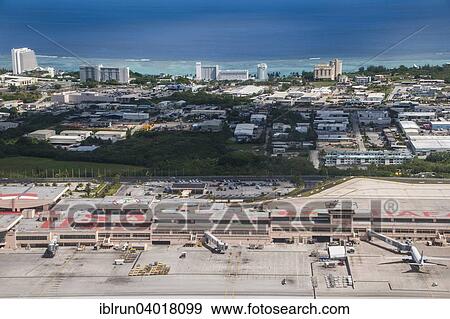 "Aerial view, Guam International Airport, Tamuning, US Territory, Central Pacific" View Large Photo Image Stock Photo - "Aerial view, Guam International Airport, Tamuning, US Territory, Central Pacific". Fotosearch