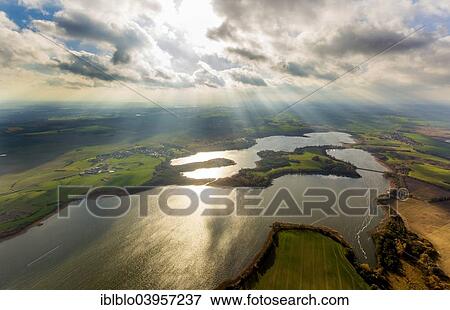 "Aerial view, Gutower See lake and swamp lake, Muhl Rosin, Muritz lakeland, Mecklenburg Lake District, Mecklenburg-Western Pomerania, Germany, Europe" View Large Photo Image Stock Photo - "Aerial view, Gutower See lake and swamp lake, Muhl Rosin, Muritz lakeland, Mecklenburg Lake District, Mecklenburg-Western Pomerania, Germany, Europe". Fotosearch