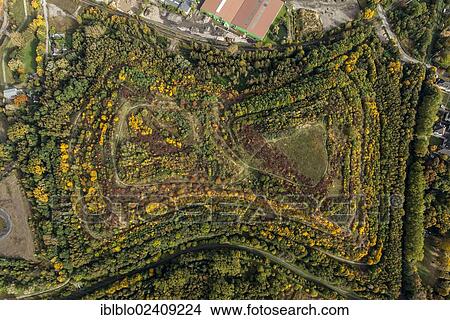 "Aerial view, Halde 22 heap, autumn, Brauckstrasse road, Gladbeck, Ruhr region, North Rhine-Westphalia, Germany, Europe" View Large Photo Image Picture - "Aerial view, Halde 22 heap, autumn, Brauckstrasse road, Gladbeck, Ruhr region, North Rhine-Westphalia, Germany, Europe". Fotosearch