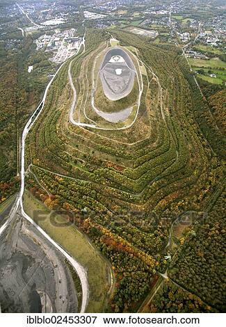 "Aerial view, Halde Haniel pithead stocks with the Bergtheater theatre, in autumn, Bottrop, Ruhr area, North Rhine-Westphalia, Germany, Europe" View Large Photo Image Stock Photo - "Aerial view, Halde Haniel pithead stocks with the Bergtheater theatre, in autumn, Bottrop, Ruhr area, North Rhine-Westphalia, Germany, Europe". Fotosearch