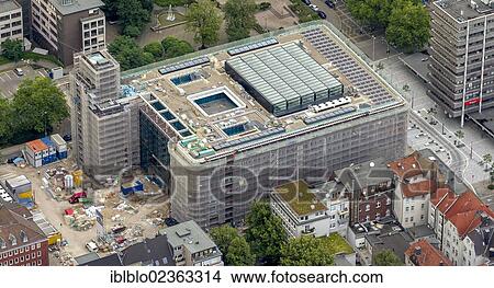 "Aerial view, Hans Sachs building, town hall, Gelsenkirchen, Ruhr Area, North Rhine-Westphalia, Germany, Europe" View Large Photo Image Picture - "Aerial view, Hans Sachs building, town hall, Gelsenkirchen, Ruhr Area, North Rhine-Westphalia, Germany, Europe". Fotosearch
