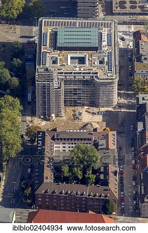 "Aerial view, Hans-Sachs-Haus building, city hall, Gelsenkirchen, Ruhr area, North Rhine-Westphalia, Germany, Europe" View Large Photo Image Picture - "Aerial view, Hans-Sachs-Haus building, city hall, Gelsenkirchen, Ruhr area, North Rhine-Westphalia, Germany, Europe". Fotosearch