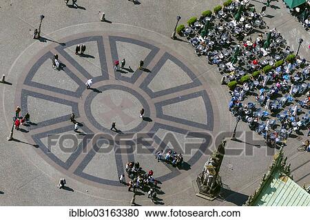 "Aerial view, Hanseatic Cross in front of the Bremen Roland statue on Marktplatz, market square, Bremen, Bremen, Germany, Europe" View Large Photo Image Stock Image - "Aerial view, Hanseatic Cross in front of the Bremen Roland statue on Marktplatz, market square, Bremen, Bremen, Germany, Europe". Fotosearch