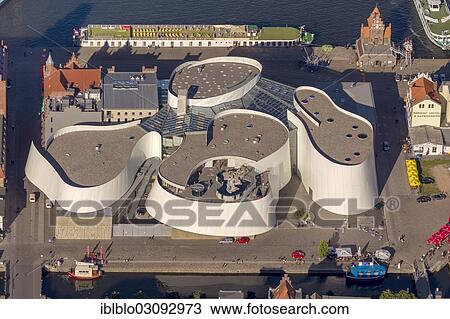 "Aerial view, harbour, marina with the German Oceanographic Museum and the Ozeaneum aquarium, Stralsund, Mecklenburg-Western Pomerania, Germany, Europe" View Large Photo Image Stock Image - "Aerial view, harbour, marina with the German Oceanographic Museum and the Ozeaneum aquarium, Stralsund, Mecklenburg-Western Pomerania, Germany, Europe". Fotosearch