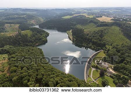 "Aerial view, Haspe reservoir, dam, Haspe, Hagen, North Rhine-Westphalia, Germany, Europe" View Large Photo Image Stock Image - "Aerial view, Haspe reservoir, dam, Haspe, Hagen, North Rhine-Westphalia, Germany, Europe". Fotosearch