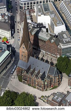 "Aerial view, Hauptkirche St Petri, St. Peter's Church or Cathedral, Hamburg-Mitte, Hamburg, Hamburg, Germany, Europe" View Large Photo Image Stock Image - "Aerial view, Hauptkirche St Petri, St. Peter's Church or Cathedral, Hamburg-Mitte, Hamburg, Hamburg, Germany, Europe". Fotosearch