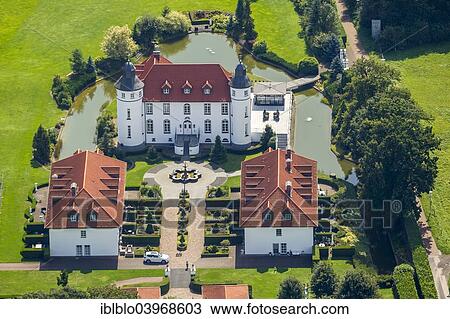 "Aerial view, Haus Dieprahm manor or Kamp-Lintfort castle, Kamp-Lintfort, North Rhine-Westphalia, Germany, Europe" View Large Photo Image Stock Image - "Aerial view, Haus Dieprahm manor or Kamp-Lintfort castle, Kamp-Lintfort, North Rhine-Westphalia, Germany, Europe". Fotosearch