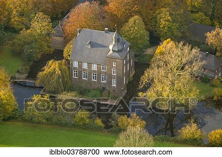"Aerial view, Haus Voerde, Voerde House, set in an autumnal park, Voerde, Ruhr area, North Rhine-Westphalia, Germany, Europe" View Large Photo Image Stock Image - "Aerial view, Haus Voerde, Voerde House, set in an autumnal park, Voerde, Ruhr area, North Rhine-Westphalia, Germany, Europe". Fotosearch