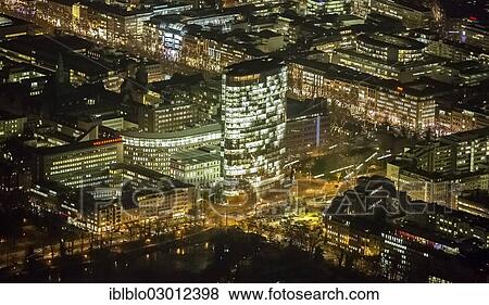 "Aerial view, high-rise building CAP 15 on Graf-Adolf-Platz square, night scene, Duesseldorf, Rhineland, North Rhine-Westphalia, Germany, Europe, Duesseldorf, Dusseldorf, Rhineland, North Rhine-Westphalia, Germany, Europe" View Large Photo Image Stock Photo - "Aerial view, high-rise building CAP 15 on Graf-Adolf-Platz square, night scene, Duesseldorf, Rhineland, North Rhine-Westphalia, Germany, Europe, Duesseldorf, Dusseldorf, Rhineland, North Rhine-Westphalia, Germany, Europe". Fotosearch