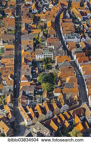 "Aerial view, historic Brunebrede and Oststrasse streets with houses, Warendorf, North Rhine-Westphalia, Germany, Europe" View Large Photo Image Picture - "Aerial view, historic Brunebrede and Oststrasse streets with houses, Warendorf, North Rhine-Westphalia, Germany, Europe". Fotosearch