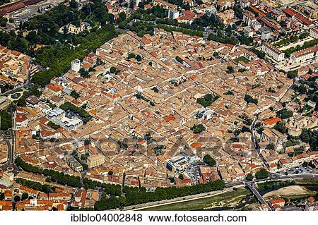 "Aerial view, historic centre, Montelimar on the Rhone River, Rhone-Alpes, France, Europe" View Large Photo Image Stock Photo - "Aerial view, historic centre, Montelimar on the Rhone River, Rhone-Alpes, France, Europe". Fotosearch
