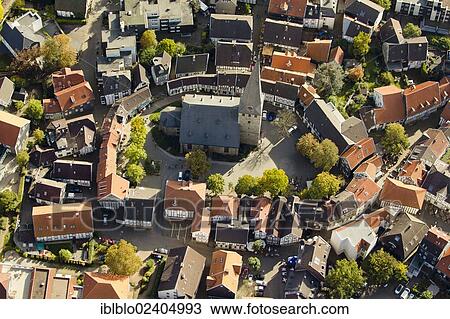 "Aerial view, historic district of Hatting, St. George, Altstadtring, Hattingen, Ruhr area, North Rhine-Westphalia, Germany, Europe" View Large Photo Image Stock Image - "Aerial view, historic district of Hatting, St. George, Altstadtring, Hattingen, Ruhr area, North Rhine-Westphalia, Germany, Europe". Fotosearch