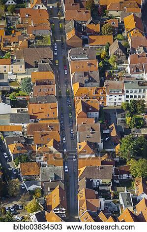 "Aerial view, historic street with houses, Warendorf, North Rhine-Westphalia, Germany, Europe" View Large Photo Image Stock Image - "Aerial view, historic street with houses, Warendorf, North Rhine-Westphalia, Germany, Europe". Fotosearch