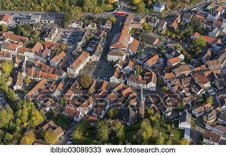 "Aerial view, historic town centre with historic houses, Ottweiler, Saarland, Germany, Europe" View Large Photo Image Stock Image - "Aerial view, historic town centre with historic houses, Ottweiler, Saarland, Germany, Europe". Fotosearch