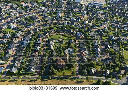 "Aerial view, horseshoe-shaped Hau Reinershof settlement, Bedburg-Hau, North Rhine-Westphalia, Germany, Europe" View Large Photo Image Stock Photo - "Aerial view, horseshoe-shaped Hau Reinershof settlement, Bedburg-Hau, North Rhine-Westphalia, Germany, Europe". Fotosearch