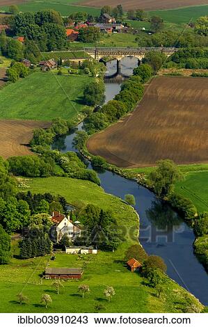 "Aerial view, Hotel-Restaurant Zur Rauschenburg on the Lippe river, Lippeauen, Olfen, Munsterland, North Rhine-Westphalia, Germany, Europe" View Large Photo Image Stock Image - "Aerial view, Hotel-Restaurant Zur Rauschenburg on the Lippe river, Lippeauen, Olfen, Munsterland, North Rhine-Westphalia, Germany, Europe". Fotosearch