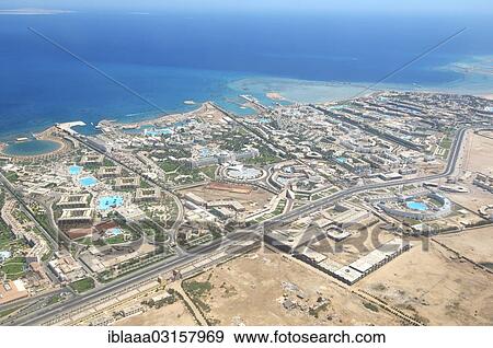 "Aerial view, Hurghada, Egypt, Africa" View Large Photo Image Stock Photo - "Aerial view, Hurghada, Egypt, Africa". Fotosearch
