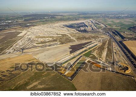 "Aerial view, Inden open-cast lignite mine, North Rhine-Westphalia, Germany, Europe" View Large Photo Image Stock Image - "Aerial view, Inden open-cast lignite mine, North Rhine-Westphalia, Germany, Europe". Fotosearch