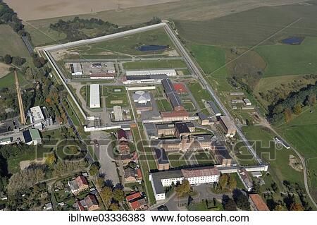 "Aerial view, Justizvollzugsanstalt Buetzow correctional facility, Dreibergen, Butzow, Mecklenburg-Western Pomerania, Germany, Europe" View Large Photo Image Stock Image - "Aerial view, Justizvollzugsanstalt Buetzow correctional facility, Dreibergen, Butzow, Mecklenburg-Western Pomerania, Germany, Europe". Fotosearch