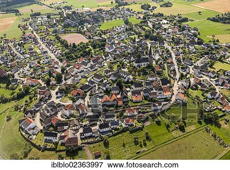 "Aerial view, Kallenhardt, Ruethen, Sauerland, North Rhine-Westphalia, Germany, Europe" View Large Photo Image Stock Photo - "Aerial view, Kallenhardt, Ruethen, Sauerland, North Rhine-Westphalia, Germany, Europe". Fotosearch