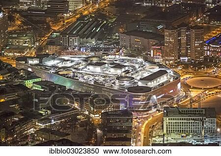 "Aerial view, Karstadt department store, Limbecker Platz Shopping Centre, ECE, roof parking, at night, Stadtbezirke I, Essen, North Rhine-Westphalia, Germany, Europe" View Large Photo Image Stock Image - "Aerial view, Karstadt department store, Limbecker Platz Shopping Centre, ECE, roof parking, at night, Stadtbezirke I, Essen, North Rhine-Westphalia, Germany, Europe". Fotosearch