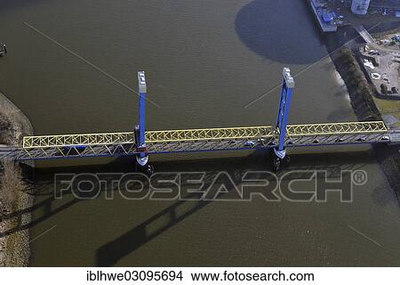 "Aerial view, Kattwyk Bridge over the Suederelbe river, Hamburg, Hamburg, Germany, Europe" View Large Photo Image Picture - "Aerial view, Kattwyk Bridge over the Suederelbe river, Hamburg, Hamburg, Germany, Europe". Fotosearch