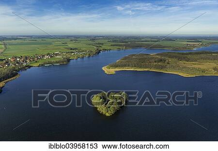 "Aerial view, Kleine Muritz Lake with a heart-shaped island, Mecklenburg Lake District, Rechlin, Mecklenburg-Western Pomerania, Germany, Europe" View Large Photo Image Stock Image - "Aerial view, Kleine Muritz Lake with a heart-shaped island, Mecklenburg Lake District, Rechlin, Mecklenburg-Western Pomerania, Germany, Europe". Fotosearch