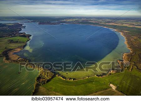 "Aerial view, Kolpinsee lake, from Lake Muritz in the Mecklenburg Lake District, Klink, Mecklenburg-Western Pomerania, Germany, Europe" View Large Photo Image Picture - "Aerial view, Kolpinsee lake, from Lake Muritz in the Mecklenburg Lake District, Klink, Mecklenburg-Western Pomerania, Germany, Europe". Fotosearch