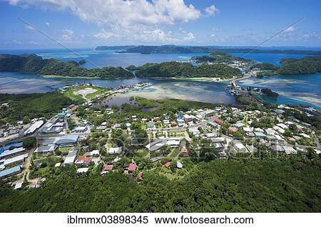 "Aerial view, Koror, Palau, Micronesia, Oceania" View Large Photo Image Stock Photography - "Aerial view, Koror, Palau, Micronesia, Oceania". Fotosearch