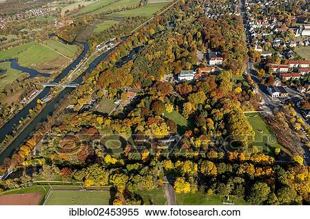 "Aerial view, Kurpark spa park, Kurhaus spa building, Hamm, Ruhr area, North Rhine-Westphalia, Germany, Europe" View Large Photo Image Stock Photography - "Aerial view, Kurpark spa park, Kurhaus spa building, Hamm, Ruhr area, North Rhine-Westphalia, Germany, Europe". Fotosearch