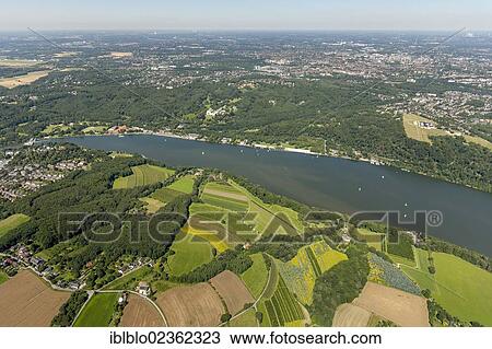 "Aerial view, Lake Baldeney, Fischlaken, Essen, Ruhr area, North Rhine-Westphalia, Germany, Europe" View Large Photo Image Stock Image - "Aerial view, Lake Baldeney, Fischlaken, Essen, Ruhr area, North Rhine-Westphalia, Germany, Europe". Fotosearch