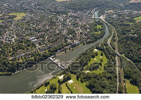 "Aerial view, Lake Baldeney, Werden, Essen, Ruhr area, North Rhine-Westphalia, Germany, Europe" View Large Photo Image Stock Photo - "Aerial view, Lake Baldeney, Werden, Essen, Ruhr area, North Rhine-Westphalia, Germany, Europe". Fotosearch