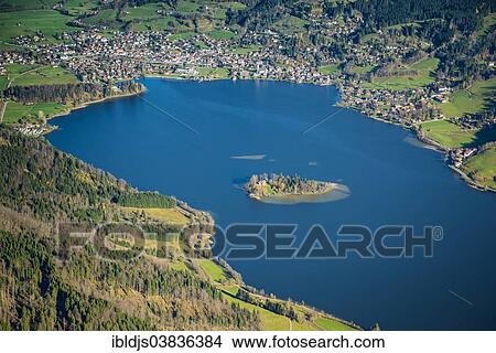 "Aerial view, Lake Schliersee, Upper Bavaria, Bavaria, Germany, Europe" View Large Photo Image Picture - "Aerial view, Lake Schliersee, Upper Bavaria, Bavaria, Germany, Europe". Fotosearch