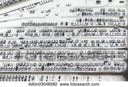 "Aerial view, large parking lot of Helf Automobil-Logistik GmbH, Katernberg, Essen, North Rhine-Westphalia, Germany, Europe" View Large Photo Image Stock Image - "Aerial view, large parking lot of Helf Automobil-Logistik GmbH, Katernberg, Essen, North Rhine-Westphalia, Germany, Europe". Fotosearch