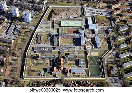 "Aerial view, Lauerhof prison, Lubeck, Schleswig-Holstein, Germany, Europe" View Large Photo Image Stock Photography - "Aerial view, Lauerhof prison, Lubeck, Schleswig-Holstein, Germany, Europe". Fotosearch