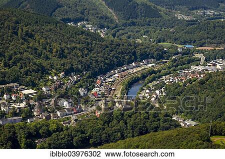 "Aerial view, Lennetal valley and Burg Altena castle, Altena, Sauerland, North Rhine-Westphalia, Germany, Europe" View Large Photo Image Stock Image - "Aerial view, Lennetal valley and Burg Altena castle, Altena, Sauerland, North Rhine-Westphalia, Germany, Europe". Fotosearch