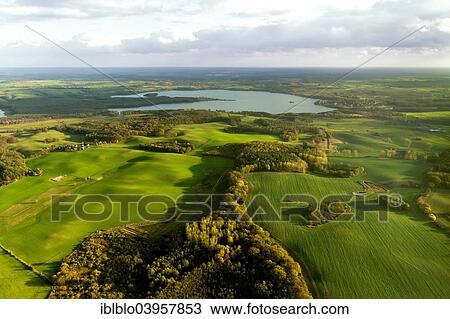 "Aerial view, Lieps, moraine landscape, meadows and fields, Prillwitz, Mecklenburg Lake District, Mecklenburg-Western Pomerania, Germany, Europe" View Large Photo Image Stock Image - "Aerial view, Lieps, moraine landscape, meadows and fields, Prillwitz, Mecklenburg Lake District, Mecklenburg-Western Pomerania, Germany, Europe". Fotosearch