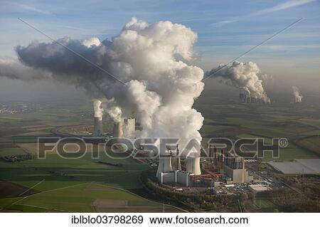 "Aerial view, lignite power plant, Grevenbroich, North Rhine-Westphalia, Germany, Europe" View Large Photo Image Stock Photo - "Aerial view, lignite power plant, Grevenbroich, North Rhine-Westphalia, Germany, Europe". Fotosearch