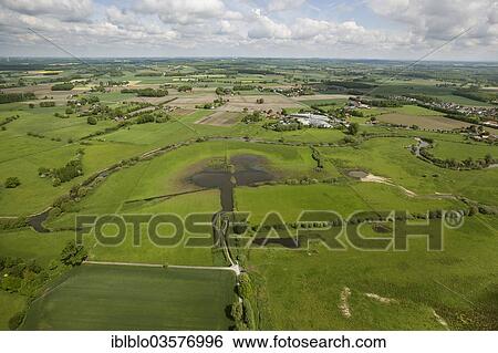 "Aerial view, Lippe river flowing through a floodplain area, Lippborg, Lippetal, North Rhine-Westphalia, Germany, Europe" View Large Photo Image Stock Photograph - "Aerial view, Lippe river flowing through a floodplain area, Lippborg, Lippetal, North Rhine-Westphalia, Germany, Europe". Fotosearch