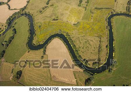 "Aerial view, Lippe river, meander, meadows, fields, Bergkamen, Ruhr area, North Rhine-Westphalia, Germany, Europe" View Large Photo Image Stock Photograph - "Aerial view, Lippe river, meander, meadows, fields, Bergkamen, Ruhr area, North Rhine-Westphalia, Germany, Europe". Fotosearch