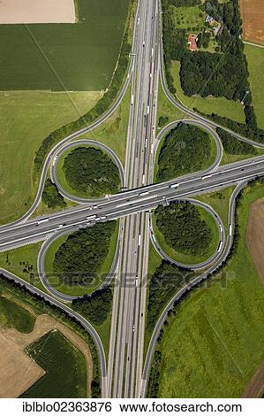 "Aerial view, Lotte Osnabrueck motorway intersection, the motorways A1, A30, E30, E37, Lower Saxony, Germany, Europe" View Large Photo Image Stock Photograph - "Aerial view, Lotte Osnabrueck motorway intersection, the motorways A1, A30, E30, E37, Lower Saxony, Germany, Europe". Fotosearch