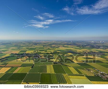 "Aerial view, Lower Rhine Plain, fields and blue sky, Elsdorf, Rhineland, North Rhine-Westphalia, Germany, Europe" View Large Photo Image Stock Image - "Aerial view, Lower Rhine Plain, fields and blue sky, Elsdorf, Rhineland, North Rhine-Westphalia, Germany, Europe". Fotosearch