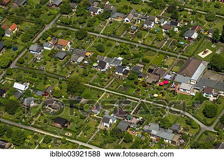 "Aerial view, Lutge Heide allotments, Werne, Bochum, Ruhr district, North Rhine-Westphalia, Germany, Europe" View Large Photo Image Stock Photo - "Aerial view, Lutge Heide allotments, Werne, Bochum, Ruhr district, North Rhine-Westphalia, Germany, Europe". Fotosearch