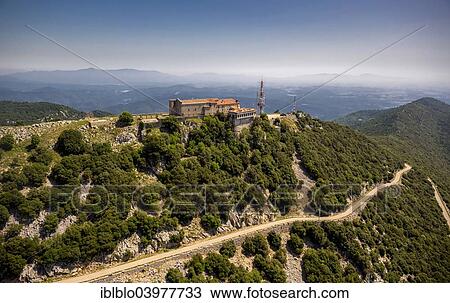 "Aerial view, Mare de Deu del Mont Monastery, Monastery of Mother of God of the Mountain, Beuda, Catalonia, Spain, Europe" View Large Photo Image Stock Image - "Aerial view, Mare de Deu del Mont Monastery, Monastery of Mother of God of the Mountain, Beuda, Catalonia, Spain, Europe". Fotosearch
