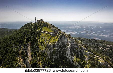 "Aerial view, Mare de Deu del Mont Monastery, Monastery of Mother of God of the Mountain, Beuda, Catalonia, Spain, Europe" View Large Photo Image Stock Photograph - "Aerial view, Mare de Deu del Mont Monastery, Monastery of Mother of God of the Mountain, Beuda, Catalonia, Spain, Europe". Fotosearch