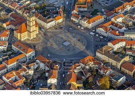 "Aerial view, market square with eight axis and roundabout, City Hall and City Church, Neustrelitz, Mecklenburg-Western Pomerania, Germany, Europe" View Large Photo Image Stock Photograph - "Aerial view, market square with eight axis and roundabout, City Hall and City Church, Neustrelitz, Mecklenburg-Western Pomerania, Germany, Europe". Fotosearch