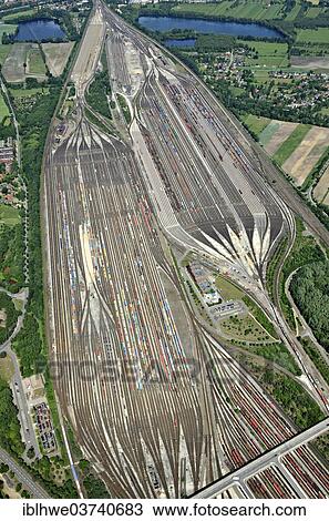 "Aerial view, Maschen Marshalling Yard, Maschen, Lower Saxony, Germany, Europe" View Large Photo Image Stock Image - "Aerial view, Maschen Marshalling Yard, Maschen, Lower Saxony, Germany, Europe". Fotosearch
