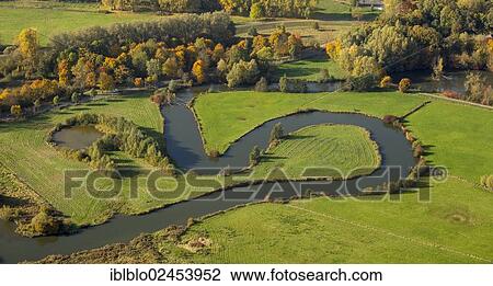 "Aerial view, meander of the Lippe River, Lippealtarm, wetland, Hamm, Ruhr area, North Rhine-Westphalia, Germany, Europe" View Large Photo Image Stock Image - "Aerial view, meander of the Lippe River, Lippealtarm, wetland, Hamm, Ruhr area, North Rhine-Westphalia, Germany, Europe". Fotosearch